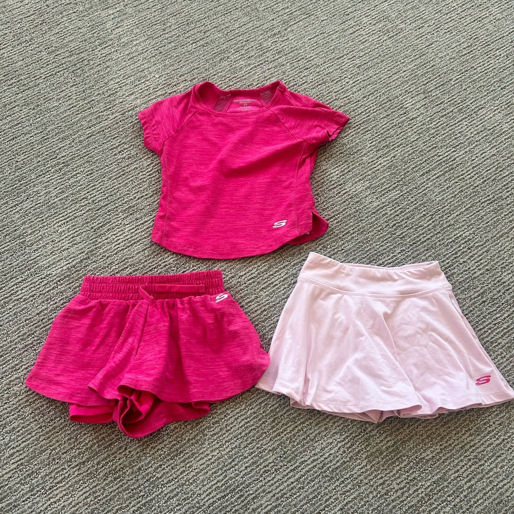 3T Skechers Vibrant Pink Girls' Activewear Set